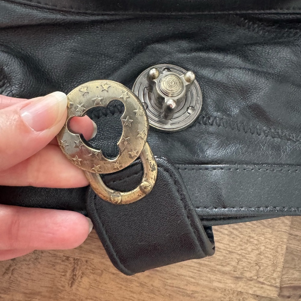Vintage mini Black star western locket Shoulder Bag - Picture 6 of 7